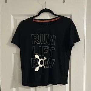 Orange theory black shirt